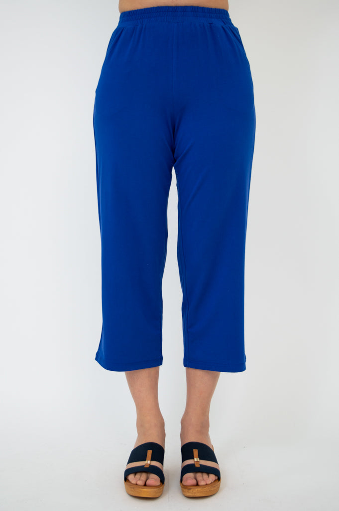 Sky Pants, Cobalt, Cotton