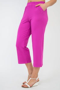 Sky Pants, Magenta, Cotton