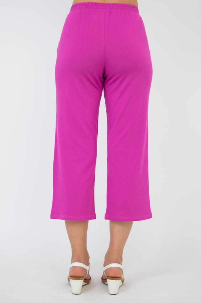 Sky Pants, Magenta, Cotton