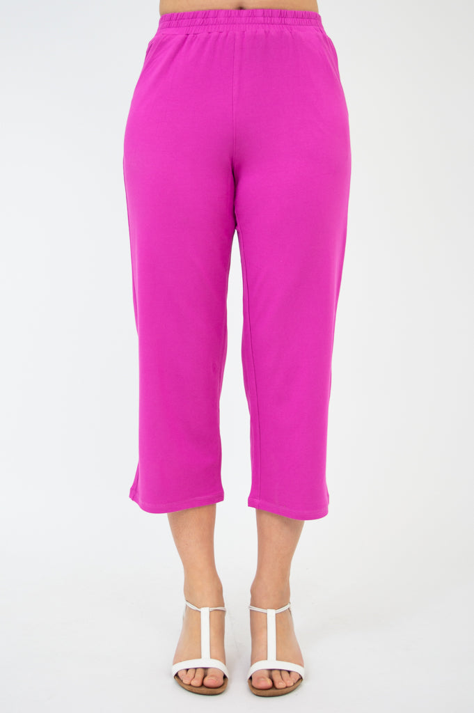 Sky Pants, Magenta, Cotton