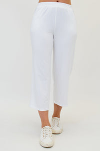 Sky Pants, White, Cotton