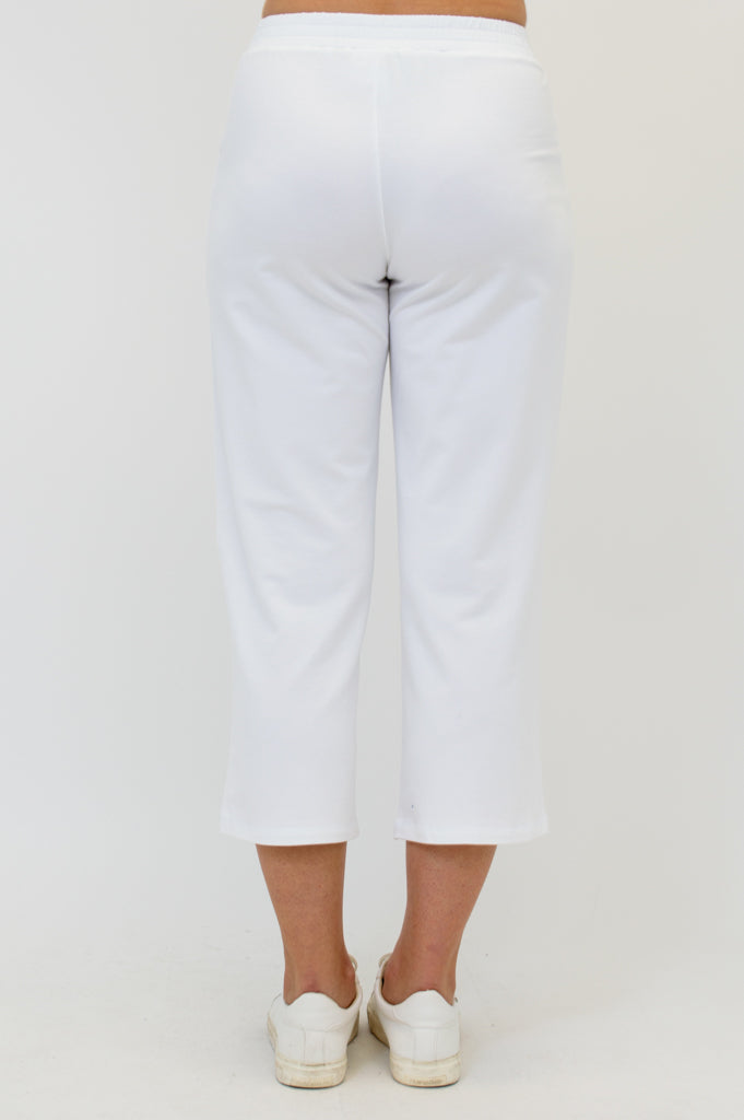 Sky Pants, White, Cotton