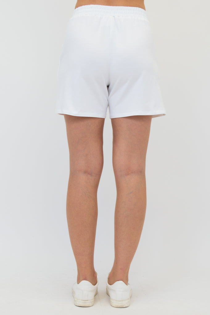 Sky Shorts, White, Cotton - Final Sale