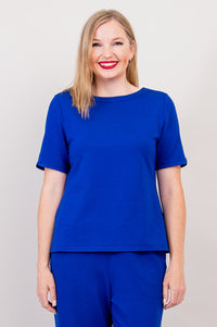 Sky Tee, Cobalt, Cotton