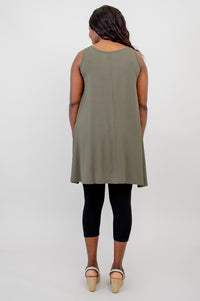 Spirit Dress, Khaki, Bamboo