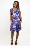 Suzanne Short Sleeve Dress, Wonderland, Bamboo - Final Sale