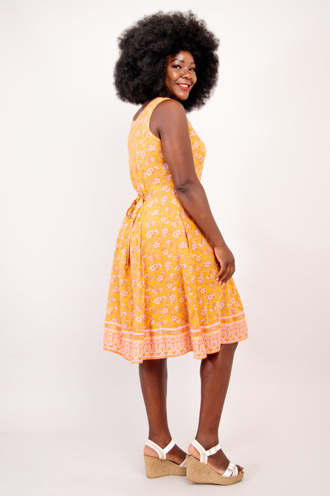 Sweet Sara Dress, Jaune