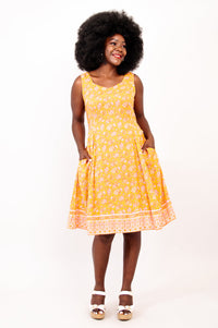 Sweet Sara Dress, Jaune