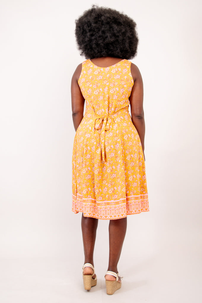 Sweet Sara Dress, Jaune