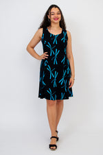 Sweet Sara Dress, Turquoise Dragonfly