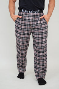 Tanner Pant, Black Plaid, 100% Cotton