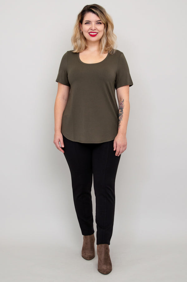 Tessa Tee, Khaki, Bamboo
