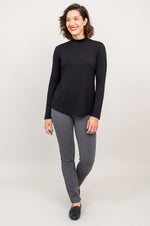 Tonya Top, Black, Bamboo