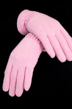 Wool Gloves, Pink