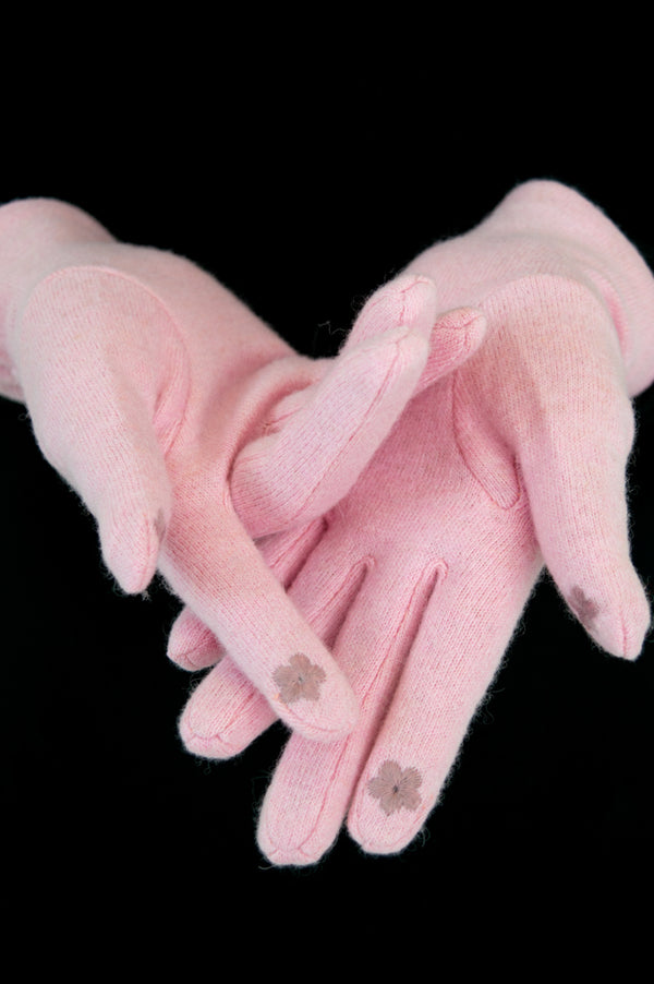 Gants en Laine, Rose