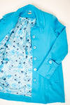 Tulip Jacket, Turquoise, Modal