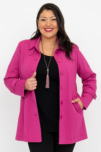 Tulip Jacket, Magenta, Modal