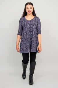 Veronica Tunic, Blue Space, Bamboo - Final Sale