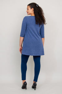 Veronica Tunic, Denim, Bamboo - Final Sale