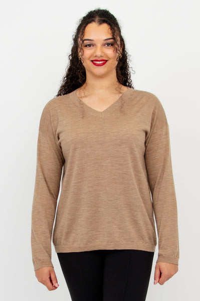 Wishes Sweater, Dusty Rose, 100% Merino Wool – Blue Sky Clothing