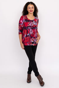 Jazz 3/4 Top, Lipstick Thoughts, Bamboo