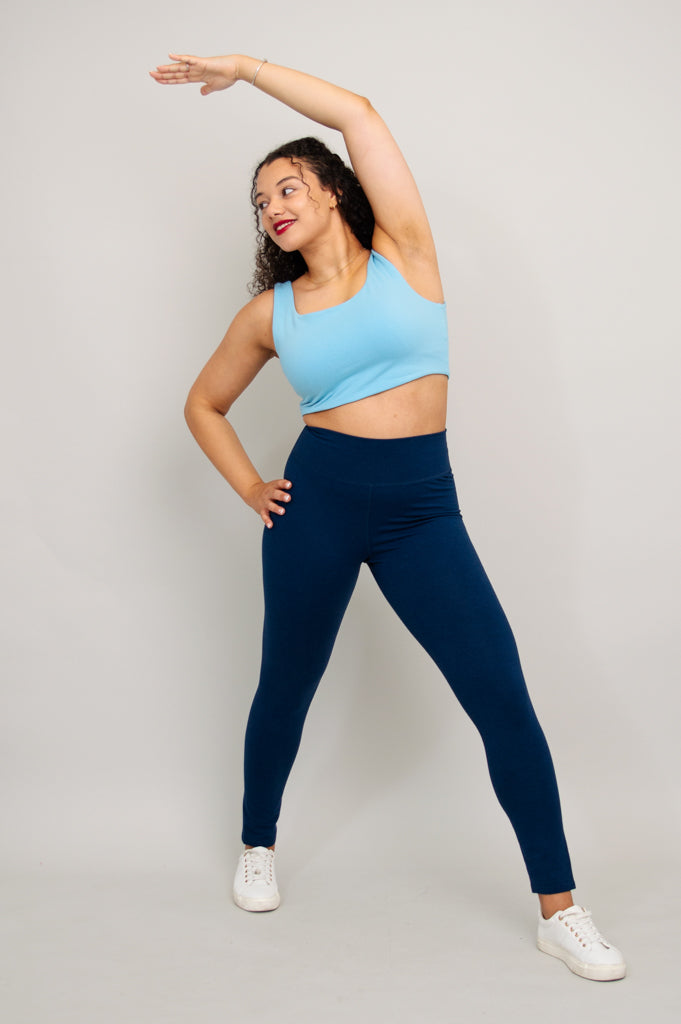 Yoko Bra, Sky Blue, Cotton  - Final Sale