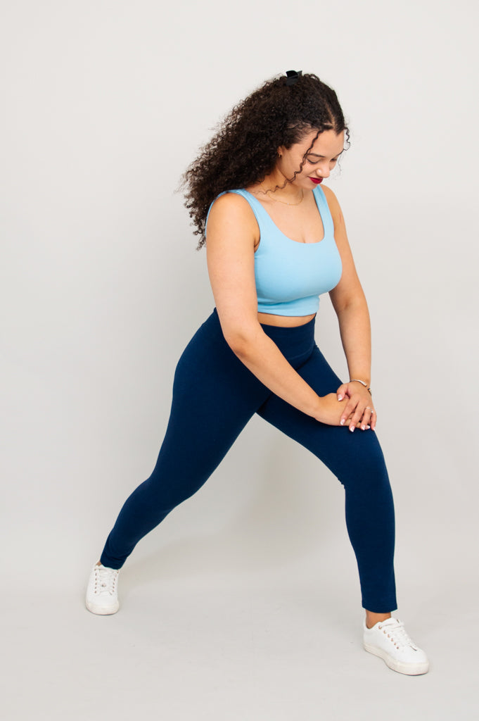 Yoko Bra, Sky Blue, Cotton  - Final Sale