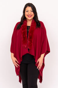 Zsa Zsa Wrap, Burgundy