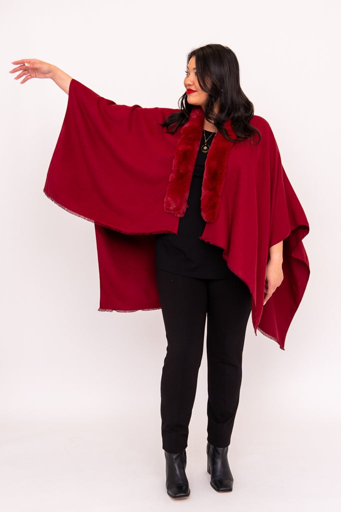 Zsa Zsa Wrap, Burgundy