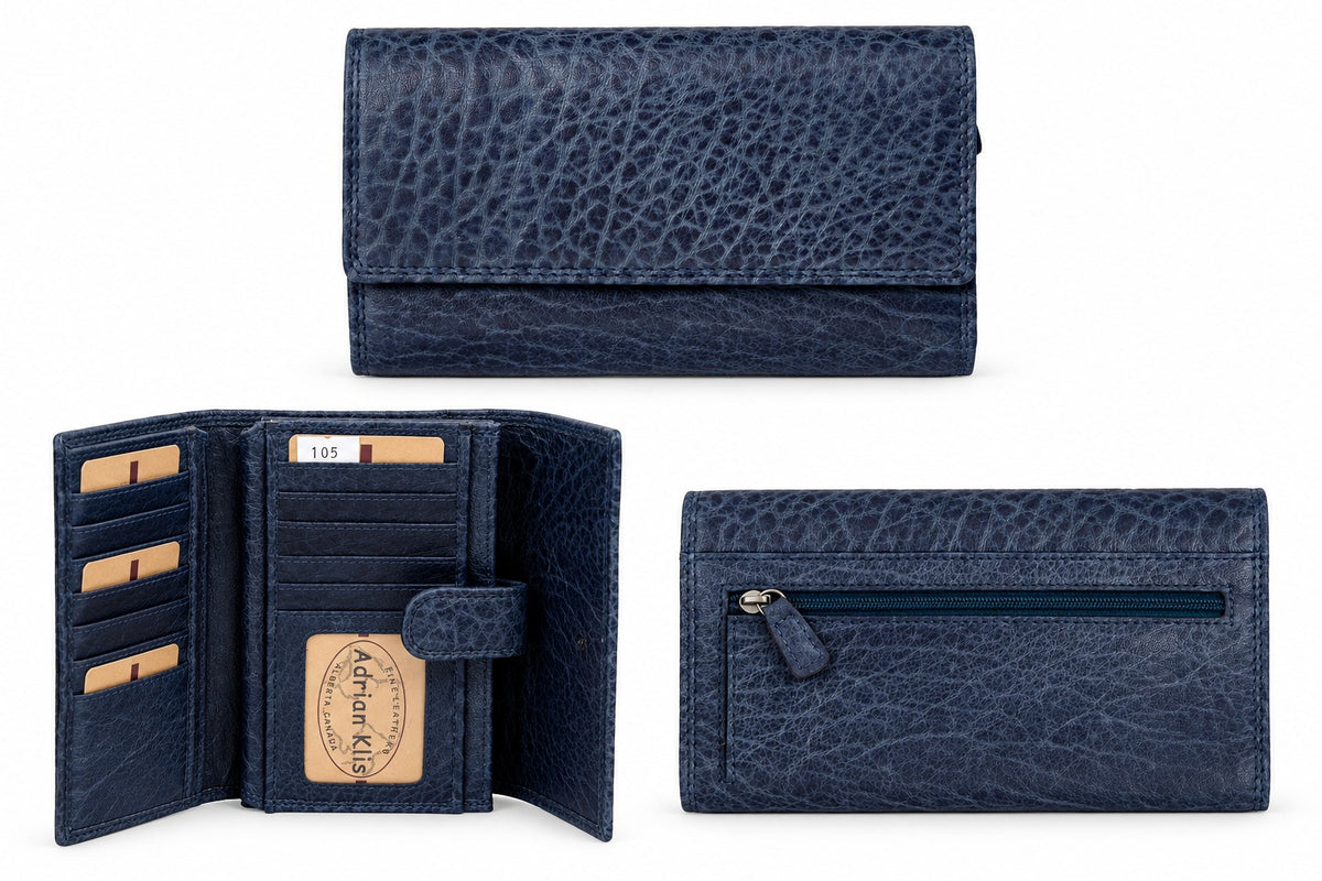 Adrian Klis 105, Ladies Wallet - Blueprint