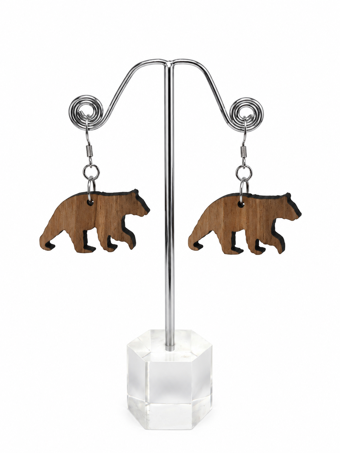 Wandering Bear Dangle Earrings