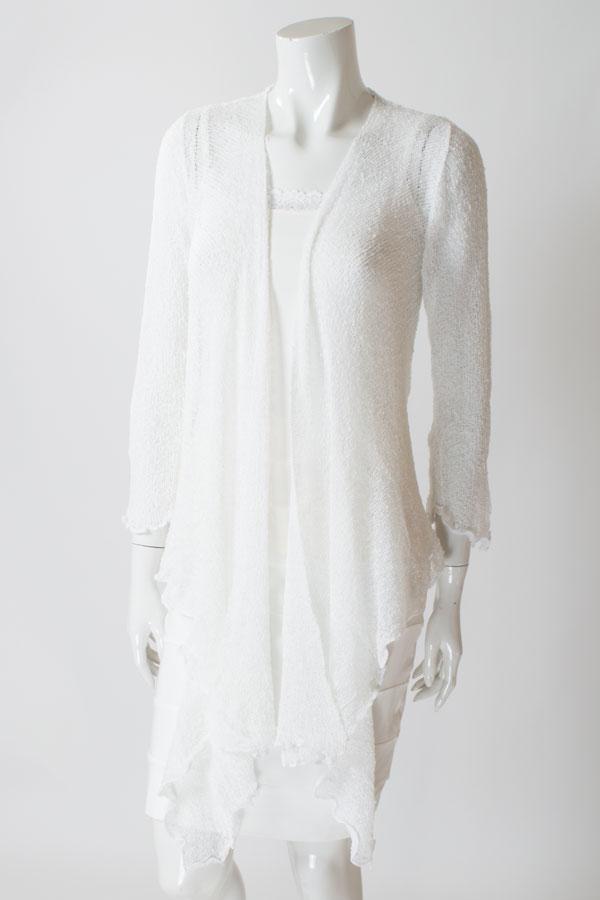 Lightweight white shrug best sale