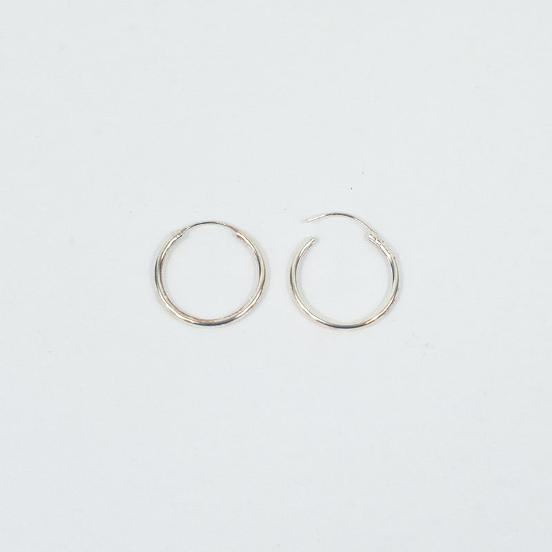 Small Silver Hoops Earrings - Blue Sky Clothing Co