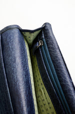 Adrian Klis 102 Ladies Wallet, Blue, Leather