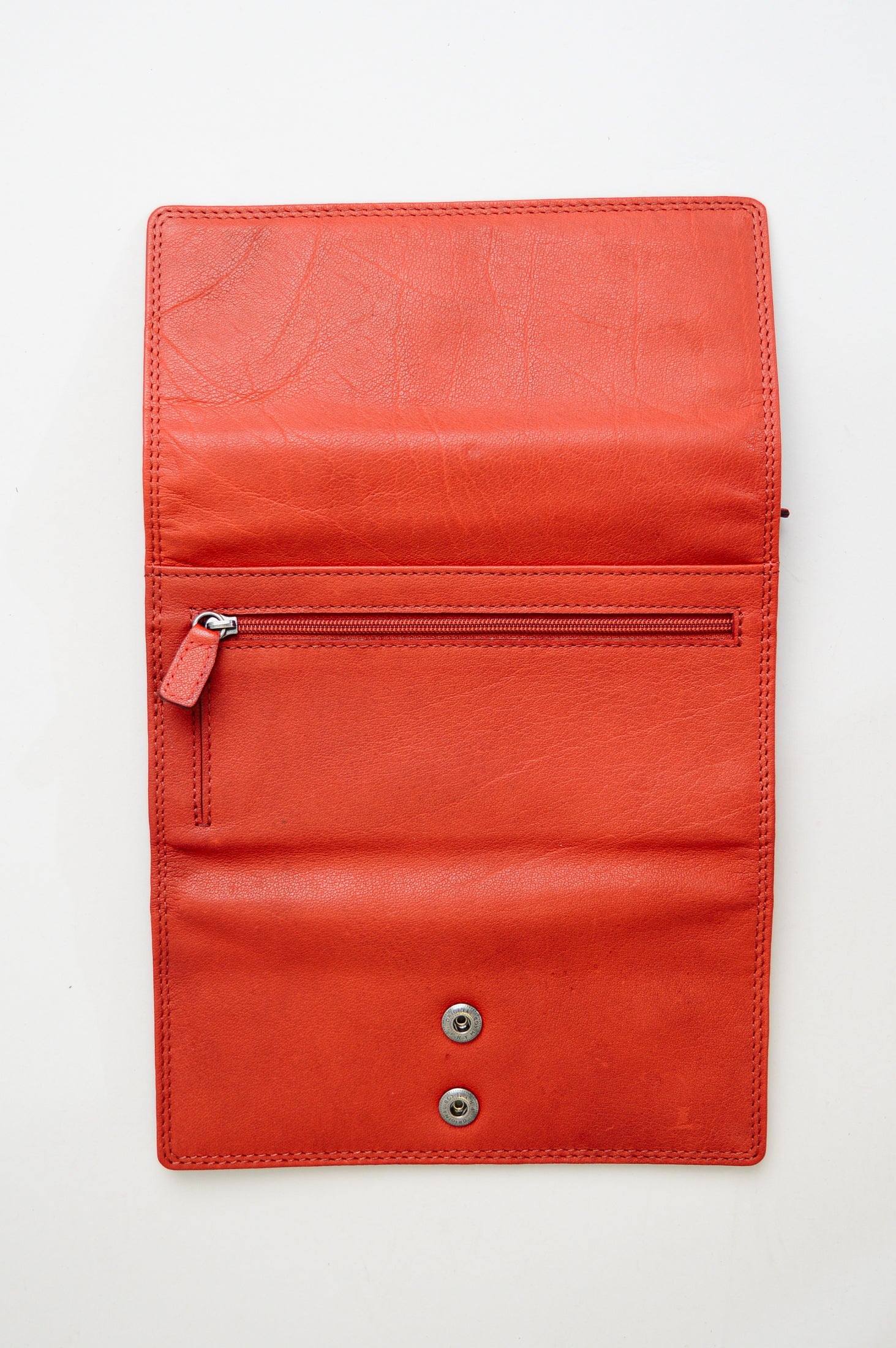 Adrian Klis 105 Ladies Wallet Red Leather LTD CAD Retail Blue Sky Clothing Co