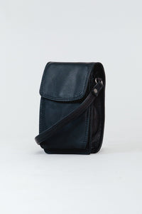 Adrian Klis 1718 Organizeur noir, cuir de buffle