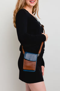 Adrian Klis 1718 Organizer Blue/Natural, Leather