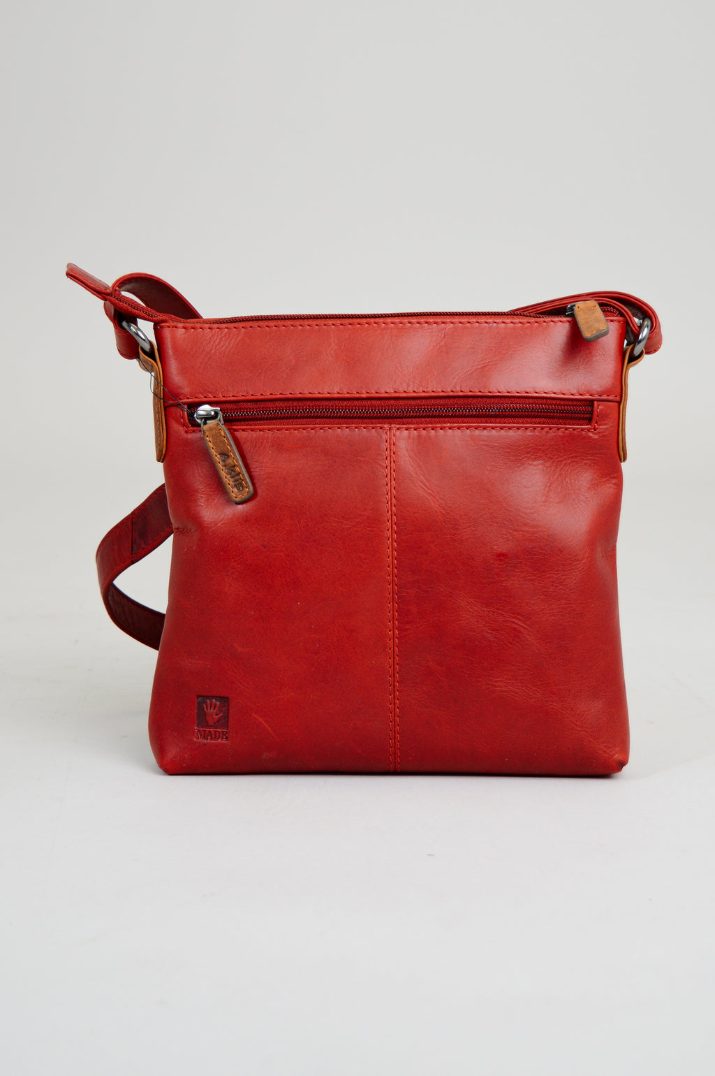 Padfield Burgundy Leather Zip Purse Made in England UK