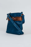 Adrian Klis 1740 Purse, Blue/Tan, Leather