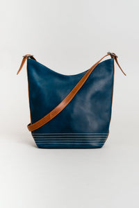 Adrian Klis 1787 Shoulder Bag, Blue, Leather