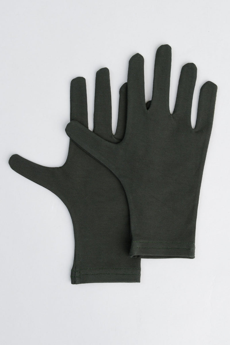 Bamboo Gloves, Moss Green