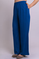 Bella Pant, Sapphire, Linen Bamboo - Blue Sky Clothing Co