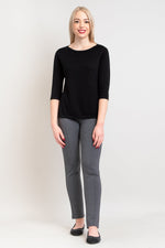 Betula Sweater, Black, Bamboo Cotton