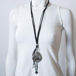 Necklace  Black/Aqua Buddha - Blue Sky Clothing Co