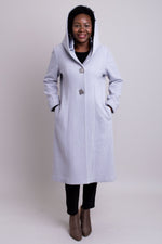 Britt Coat, Sleet Grey, Wool