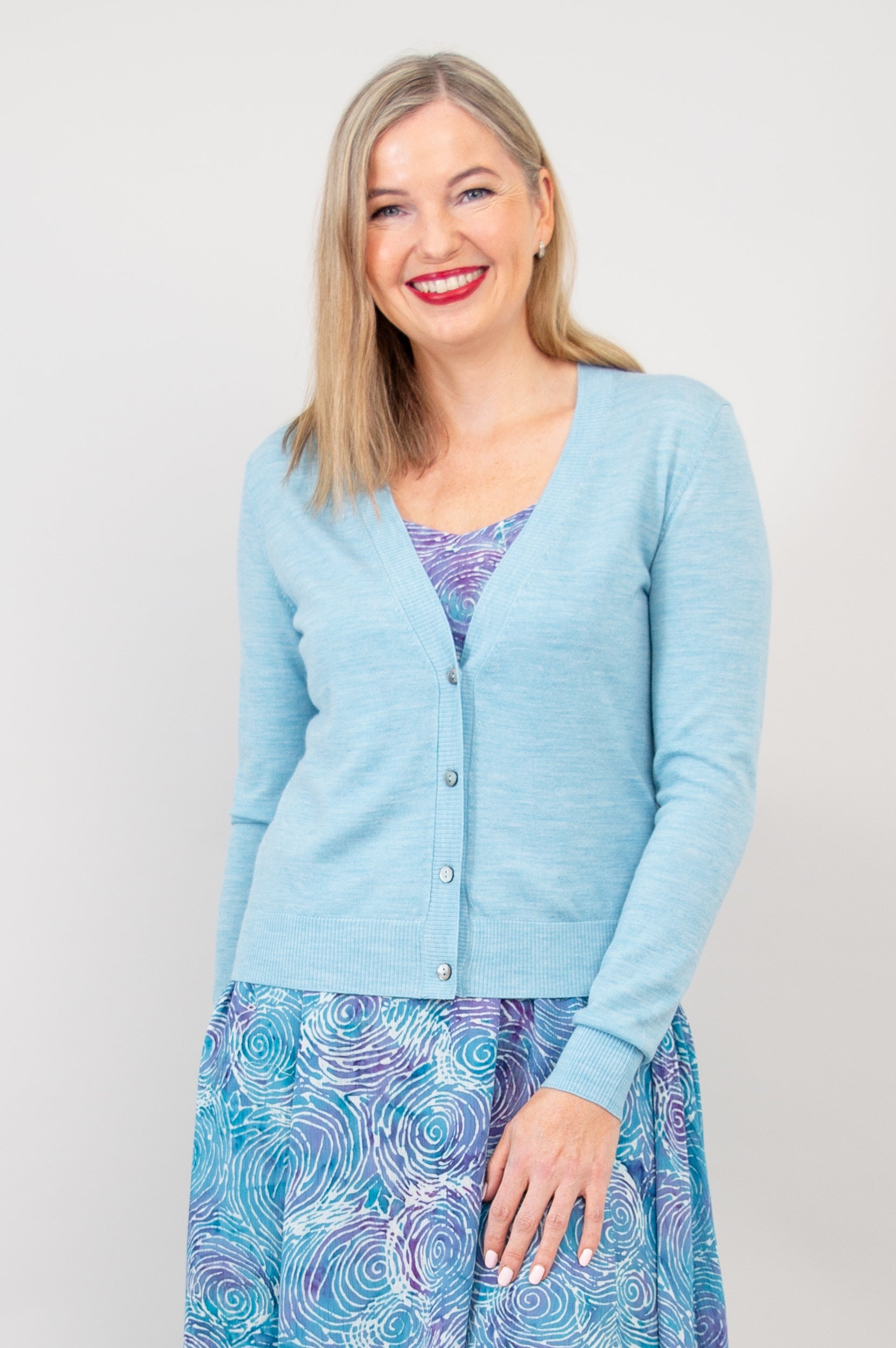 Camila Cardigan Beryl Merino Wool 1X