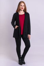 Carlotta Jacket, Black Fleece - Blue Sky Clothing Co