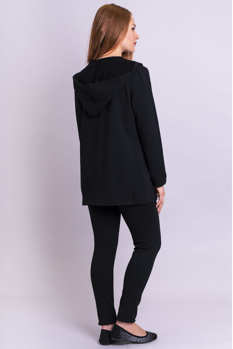 Carlotta Jacket, Black Fleece - Blue Sky Clothing Co