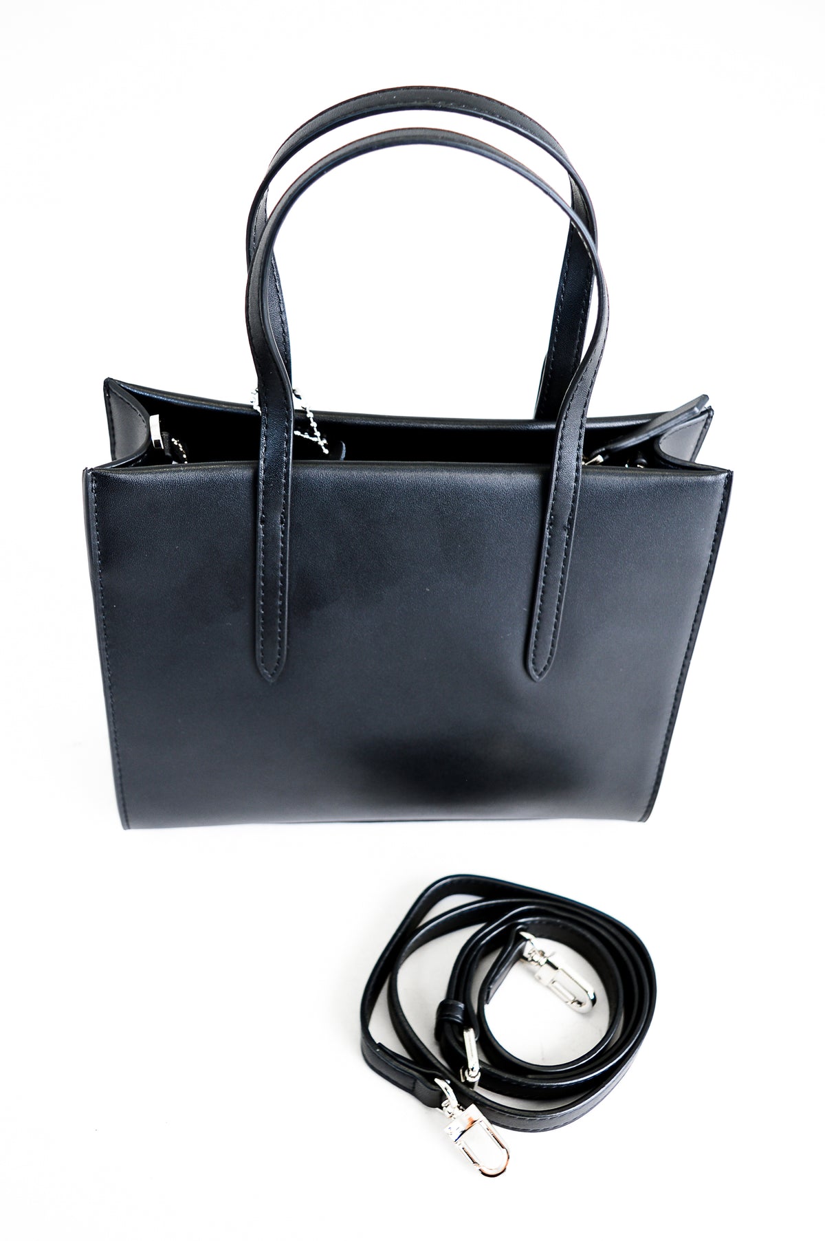 Caroline Bag, Black, Leather