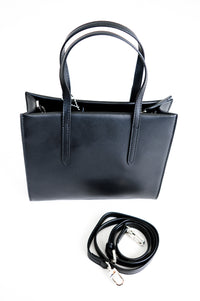 Caroline Bag, Black, Leather